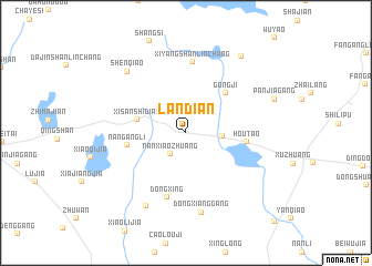 map of Landian