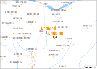 map of Landiān