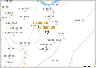 map of Landiān