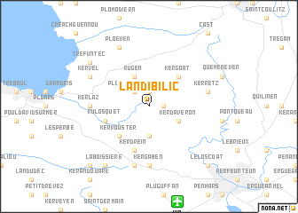 map of Landibilic