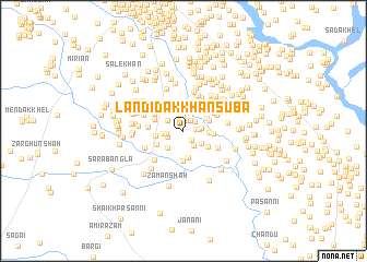 map of Landīdāk Khan Sūba