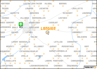 map of Landier