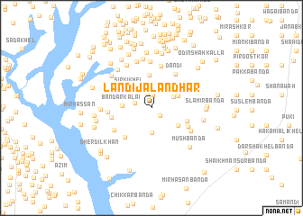 map of Landi Jālandhar