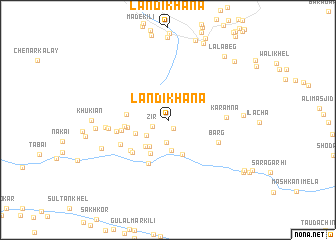 map of Landikhāna