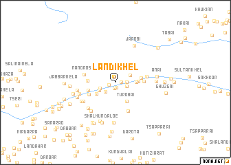 map of Landi Khel