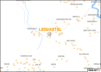 map of Landi Kotal