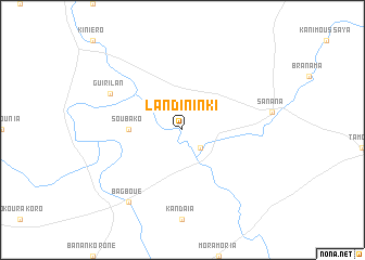 map of Landi Ninki