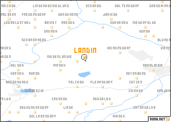 map of Landin