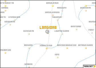 map of Landioma