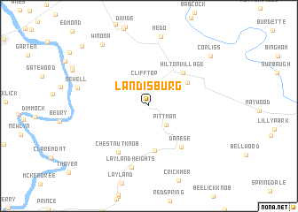 map of Landisburg