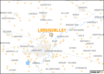 map of Landis Valley