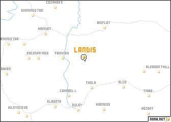 map of Landis