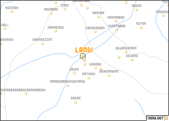 map of Landī