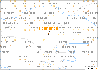 map of Landkern