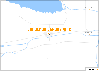 map of L and L Mobile Home Park