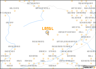 map of Landl