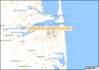 map of Land of Pleasant Living