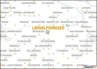 map of Landolfshausen