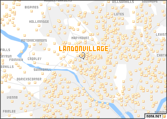 map of Landon Village