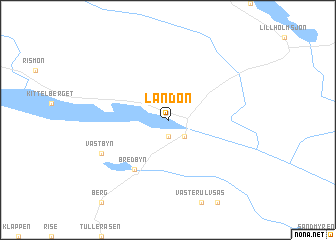 map of Landön