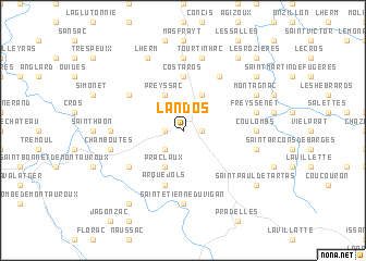 map of Landos