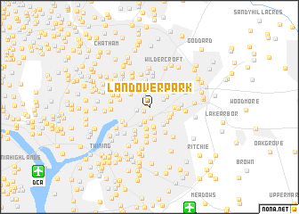 map of Landover Park