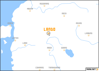 map of Lando
