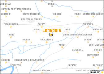 map of Landrais