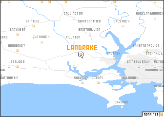 map of Landrake