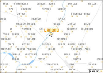 map of Landro