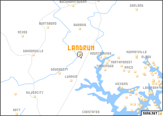 map of Landrum