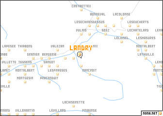 map of Landry