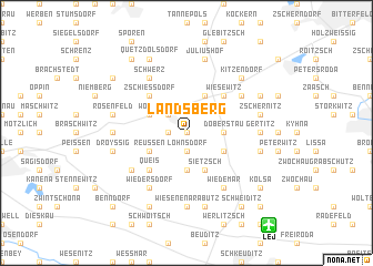 map of Landsberg