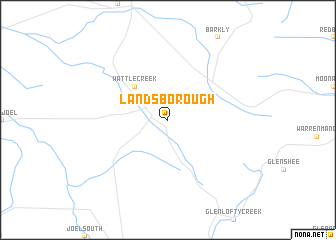 map of Landsborough