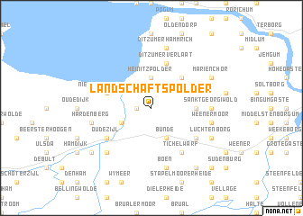 map of Landschaftspolder