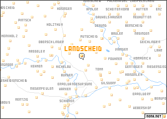 map of Landscheid
