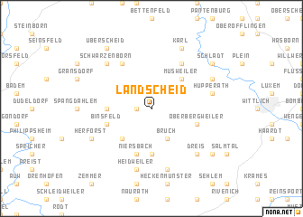 map of Landscheid