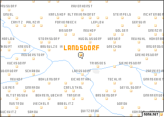 map of Landsdorf