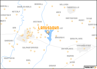 map of Landsdown