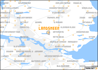 map of Landsmeer