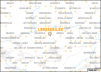 map of Landsweiler