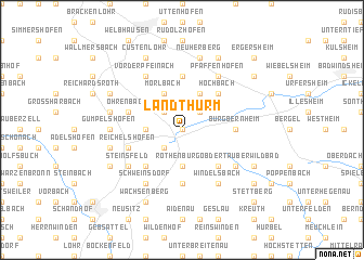map of Landthurm