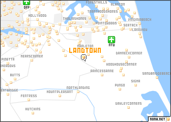 map of Landtown