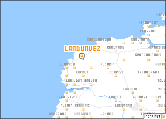 map of Landunvez