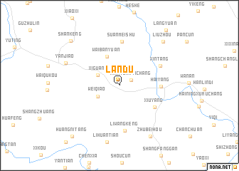 map of Landu