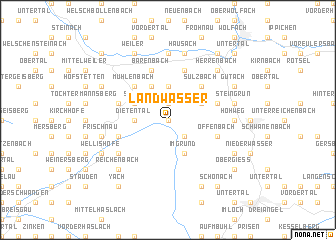 map of Landwasser