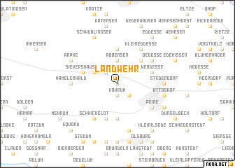 map of Landwehr