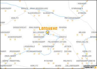 map of Landwehr