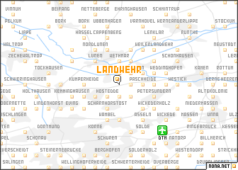 map of Landwehr