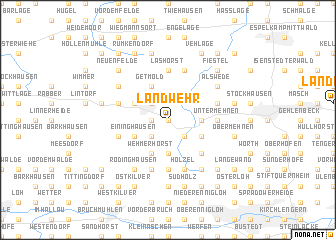 map of Landwehr